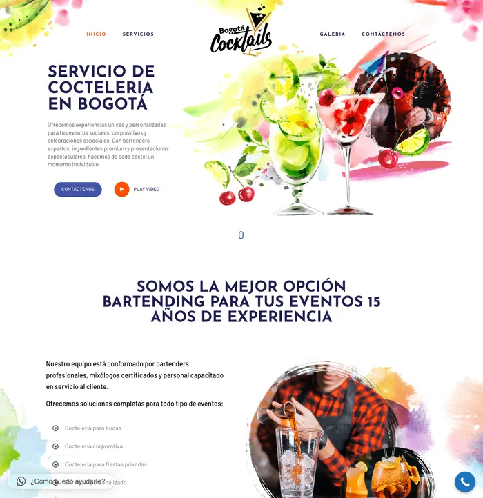 Sitio web de bogotacocktails.com